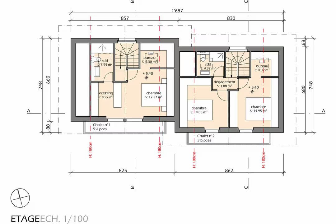 721 – Maison 5.5 pièces – 1490000CHF – 161.6m²